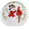 Stony Creek 6.25 In Happy Snowman Sm Pre-Lit Round Orb Christmas Lighted Glass Accent , Christmas Decor Winter Snowflakes
